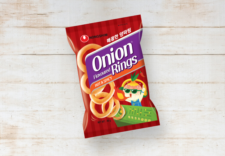 ONION RING HOT & SPICY - 40 GM