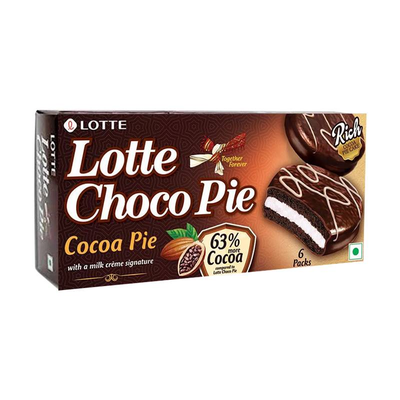 LOTTE COCOA PIE 6 PACK
- 168 GM