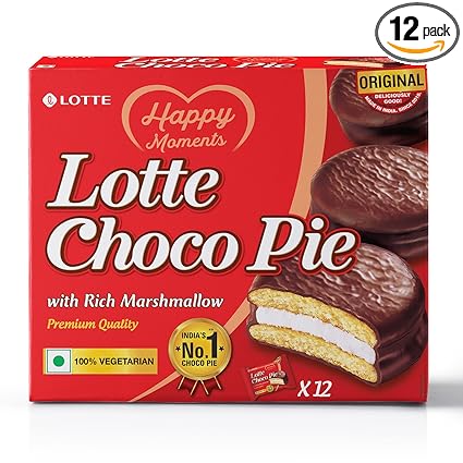 LOTTE COCOA PIE 12 PACK
- 336 GM