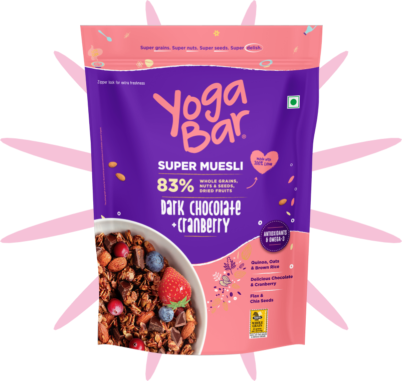 MUESLI - DARK CHOCOLATE CRANBERRY - 400G