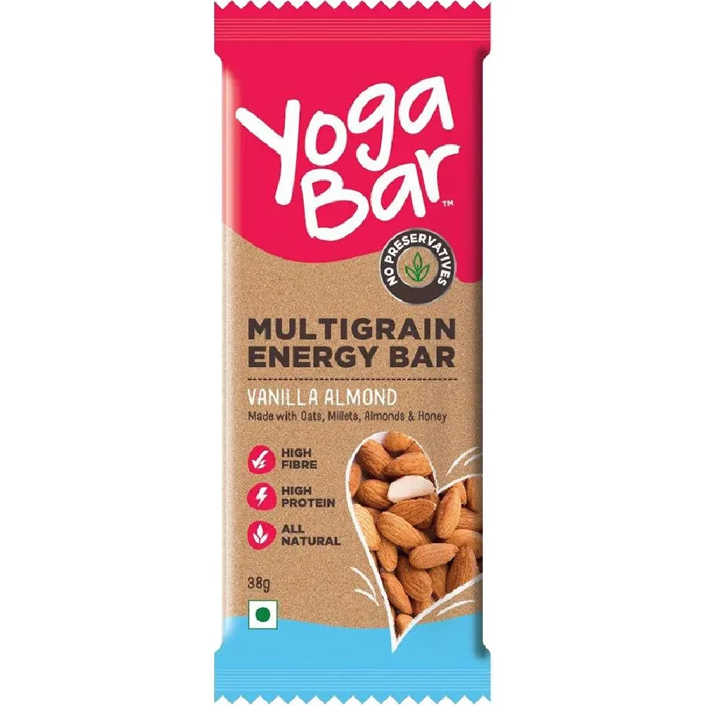 SNACK BAR - VANILLA ALMOND - 38G