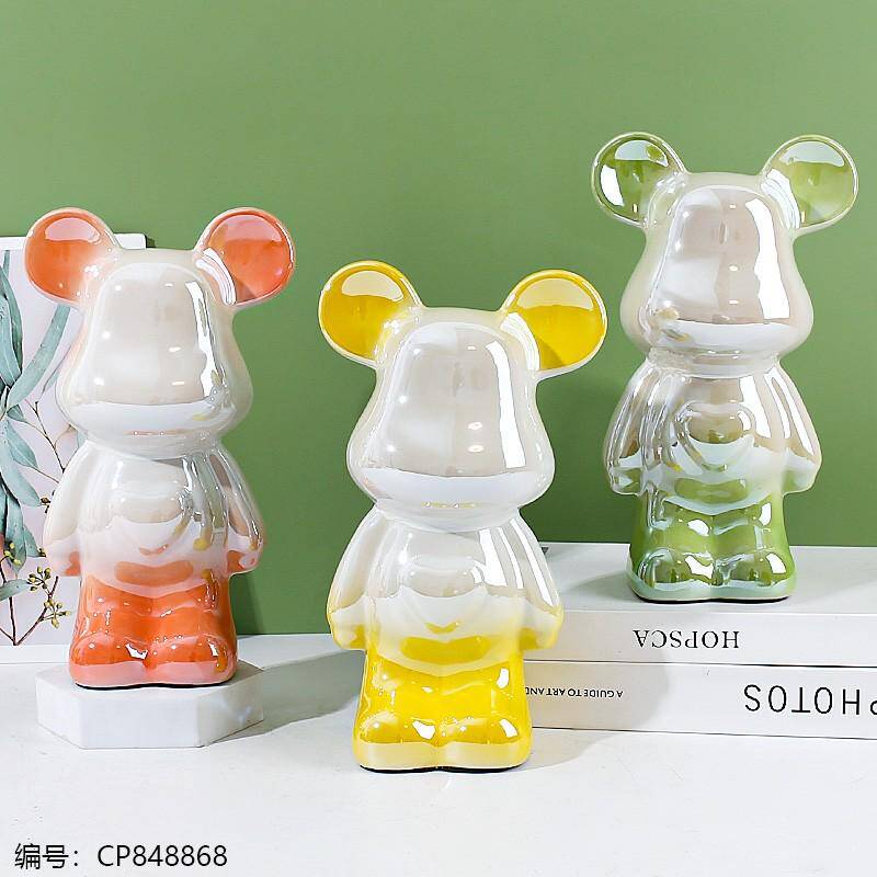 28cm gradient violent bear piggy bank
