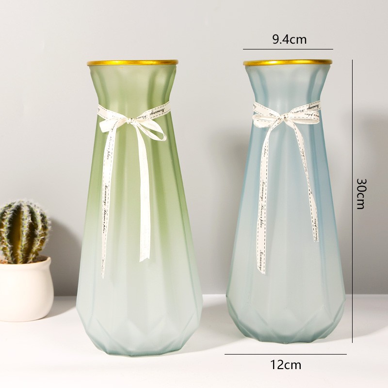 2136 Gold Leaf Flower Pot/4 Color Random
