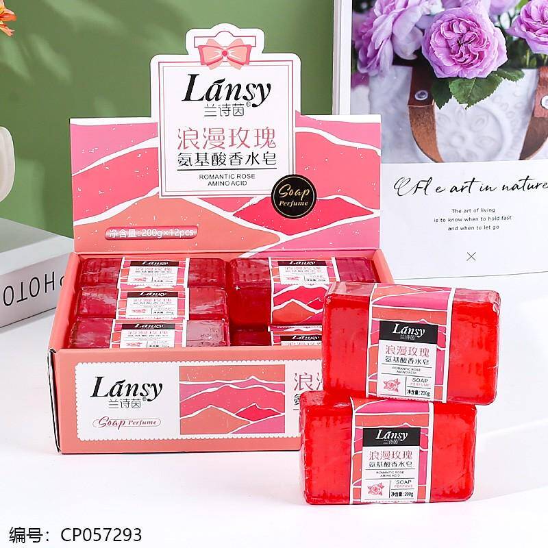 Lan Shichen Romantic Rose Fragrance Soap 200g