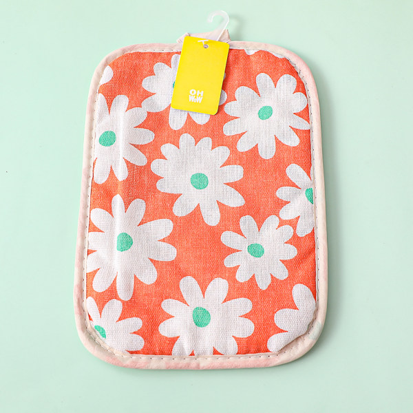 Cotton and linen sunflower heat insulation pad 17*25