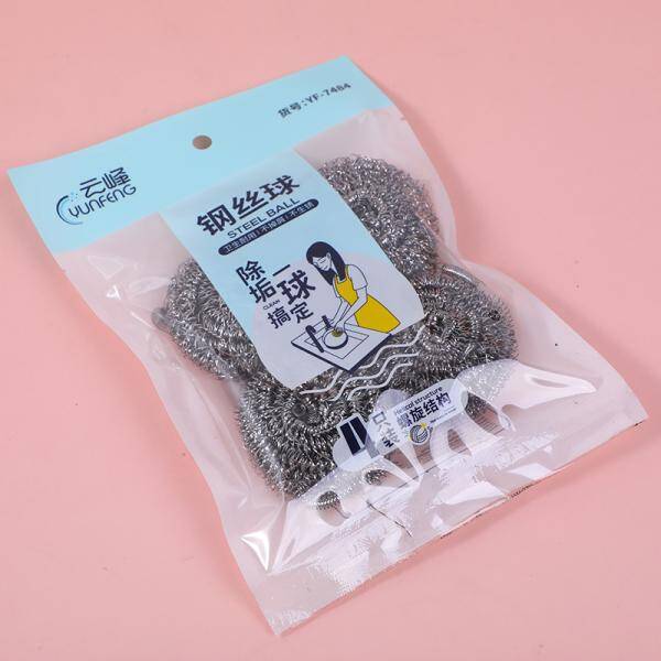 Cleaning steel wire ball set of 4 - 7484