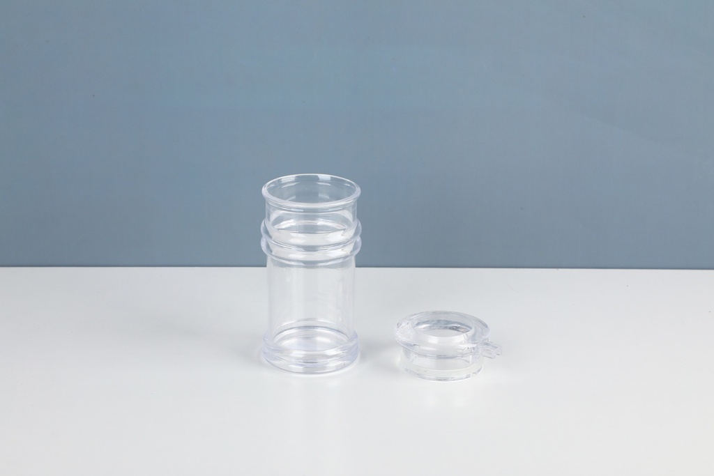 Simple transparent medium-sized oil pot