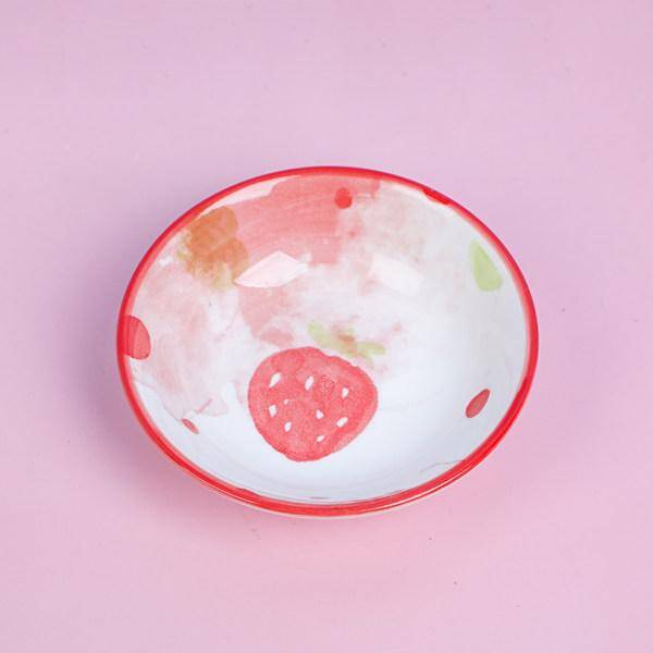 Strawberry ceramic plate