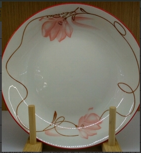 6.25 Flower Plate - Like Thread Pattern