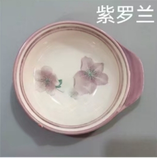 Violet-flavored plate