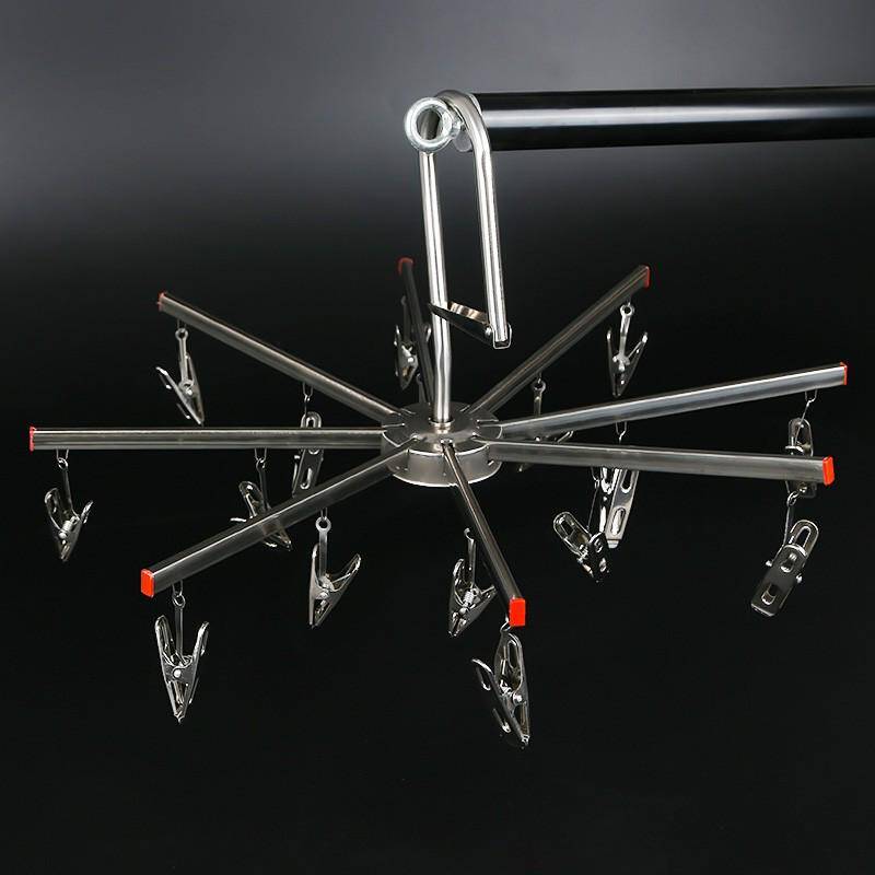 Shunfa Iron 16-Clasp Sock Holder
