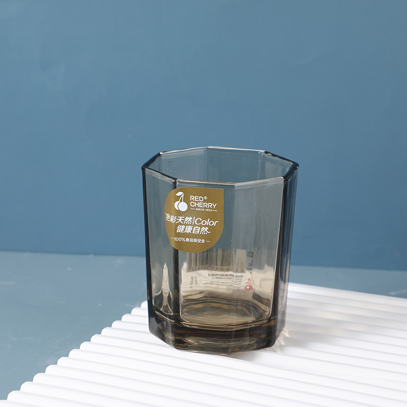 Brown Glass Cup - 8607-T