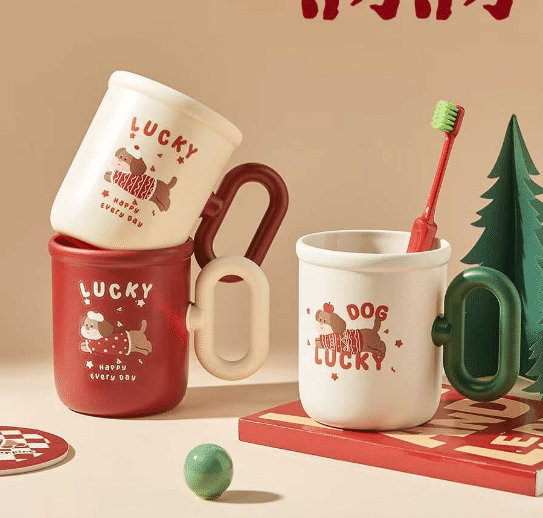 Celebratory Doggy Mouthwash Cup