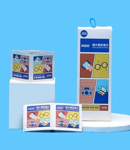 J01 Lens Cleaning Wet Wipes 28pcs