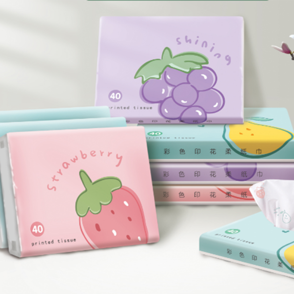 Sweet fruit printed tissue paper 40 sheets - RG4011