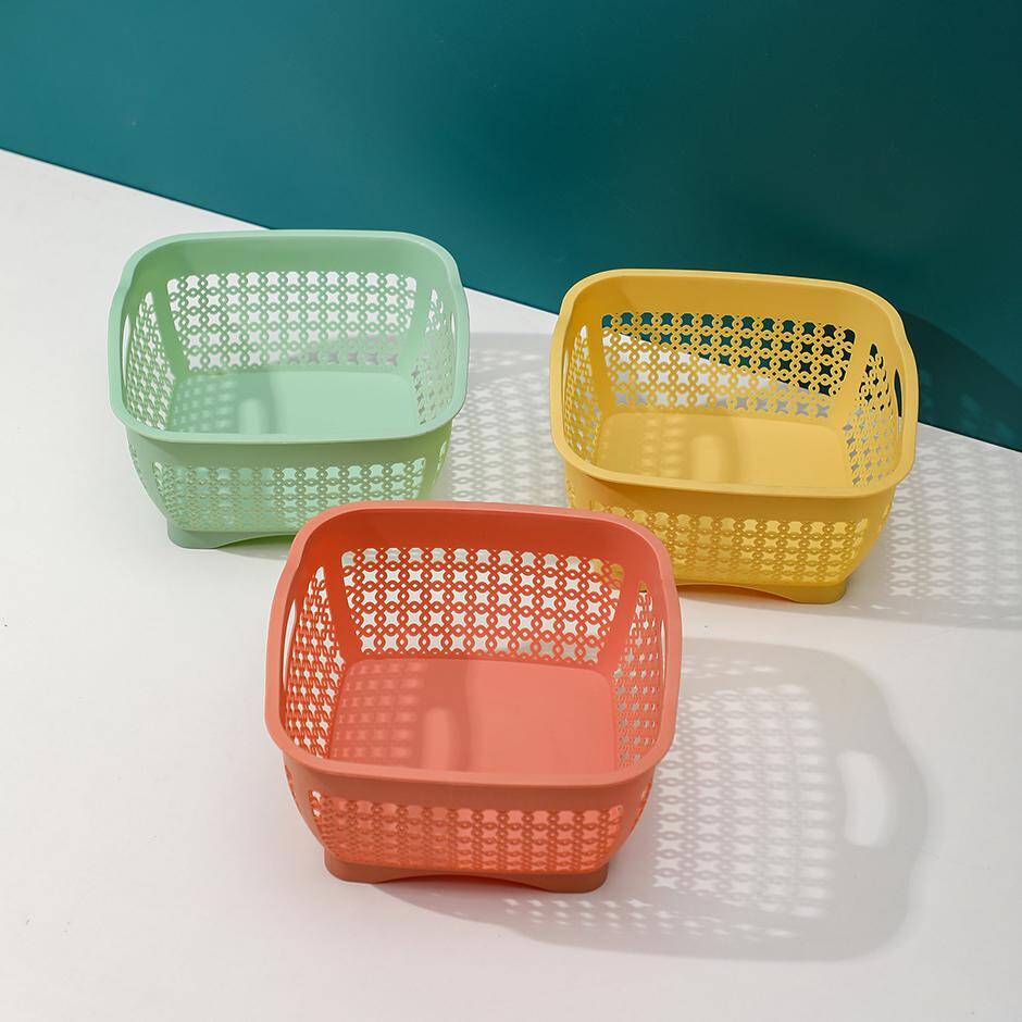 Square Plastic Storage Basket - 739