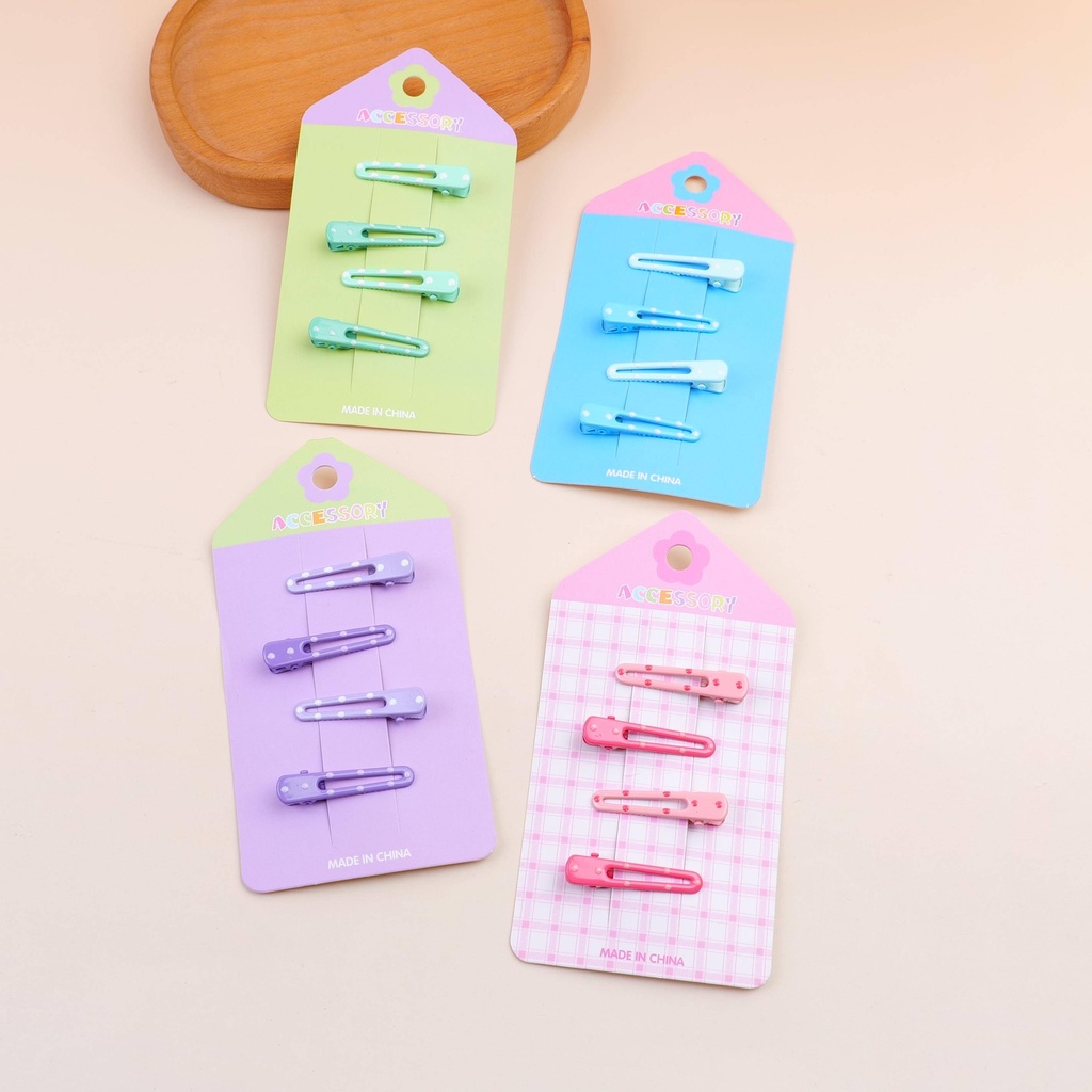 Colorful hollow single-line BB clips series - 3