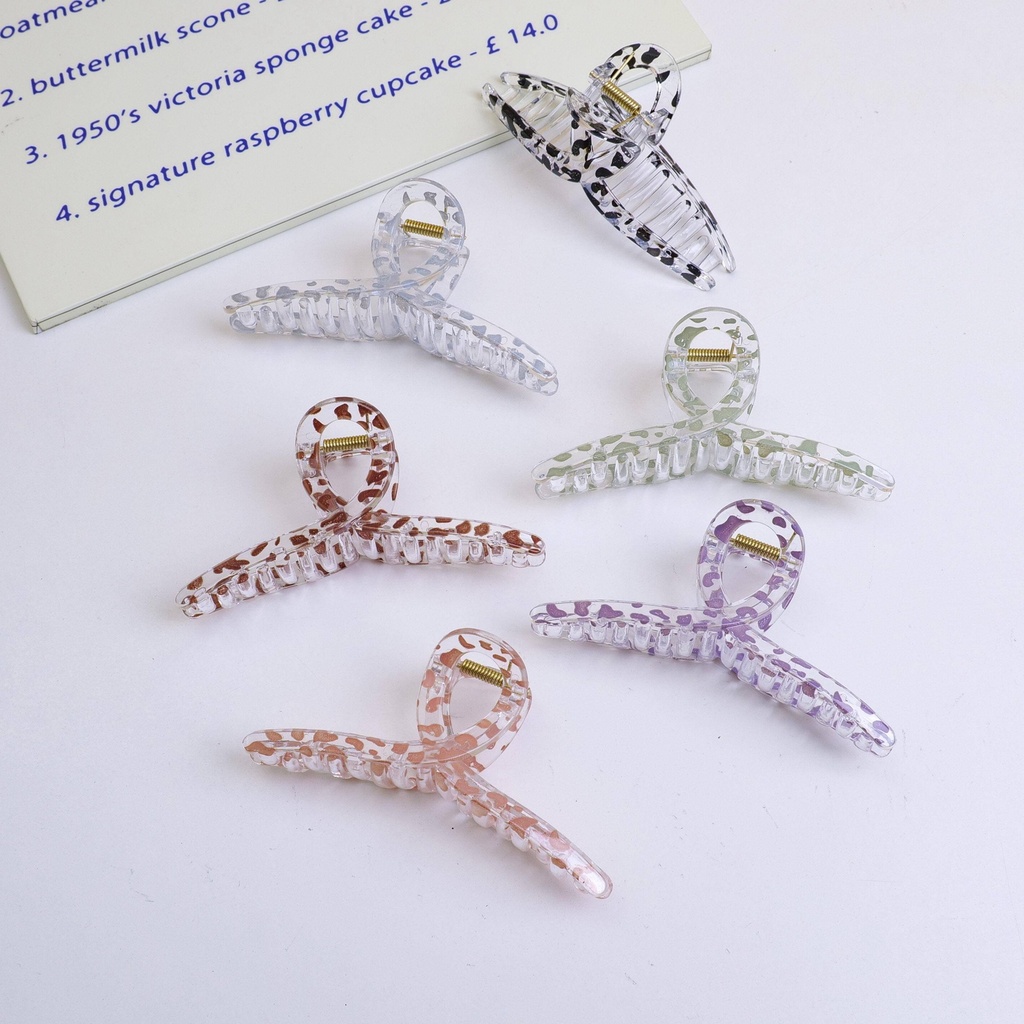 Leopard print series nail clips 13cm - 3