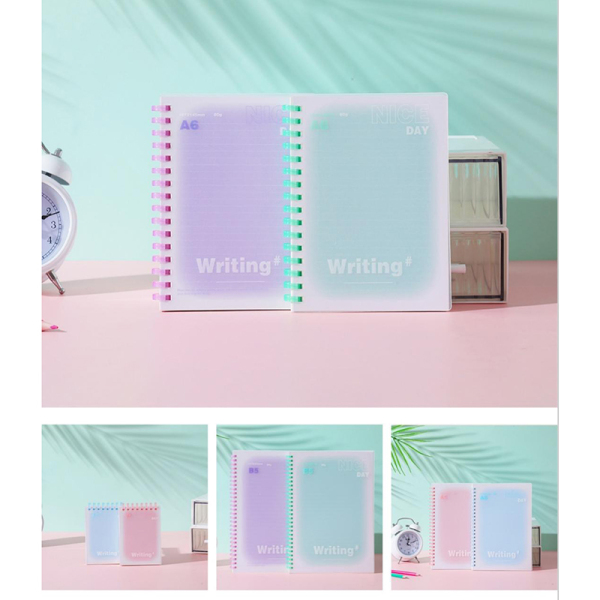 NICE DAY 70 Coilbound Notebooks A6-042-4