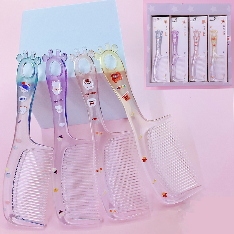 Crystal Cartoon Style Hairbrush 6805-4