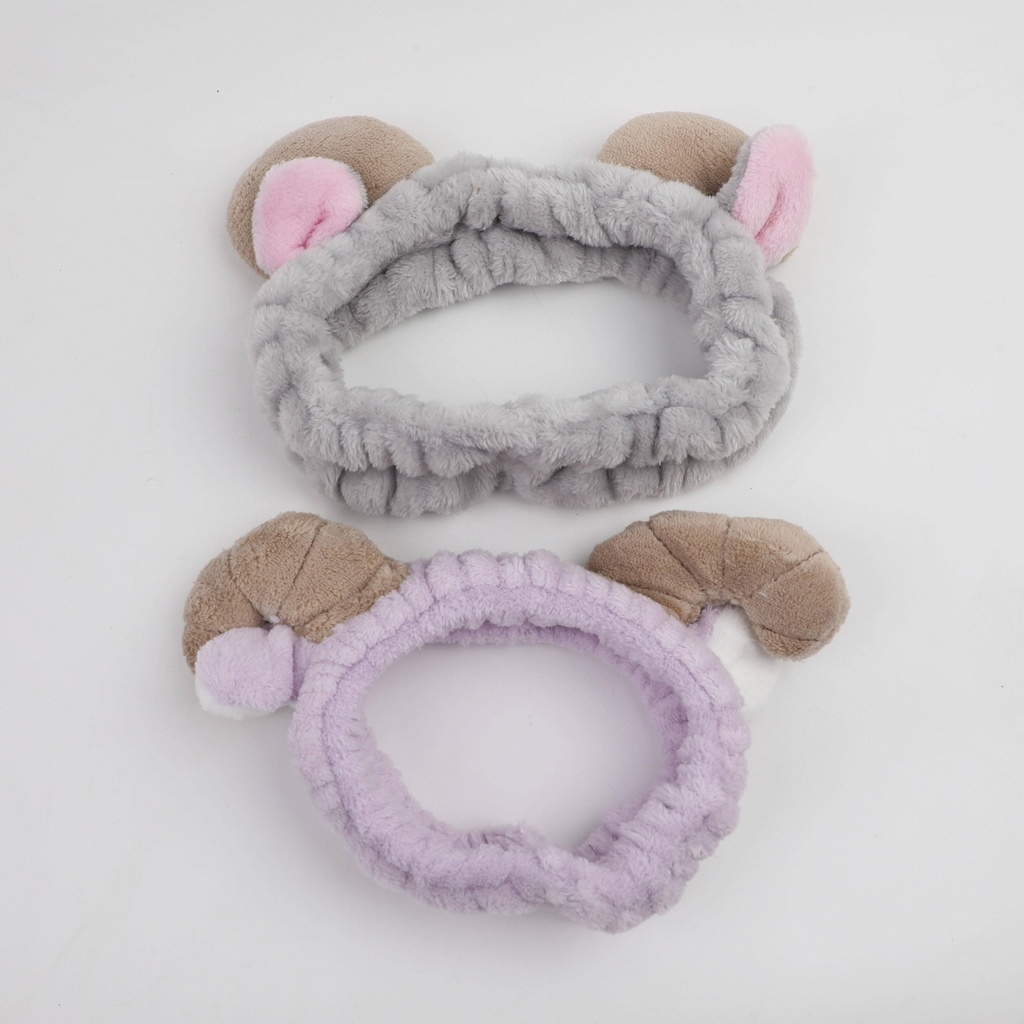 Special offer of mixed ponytail hairbands in sheep horns