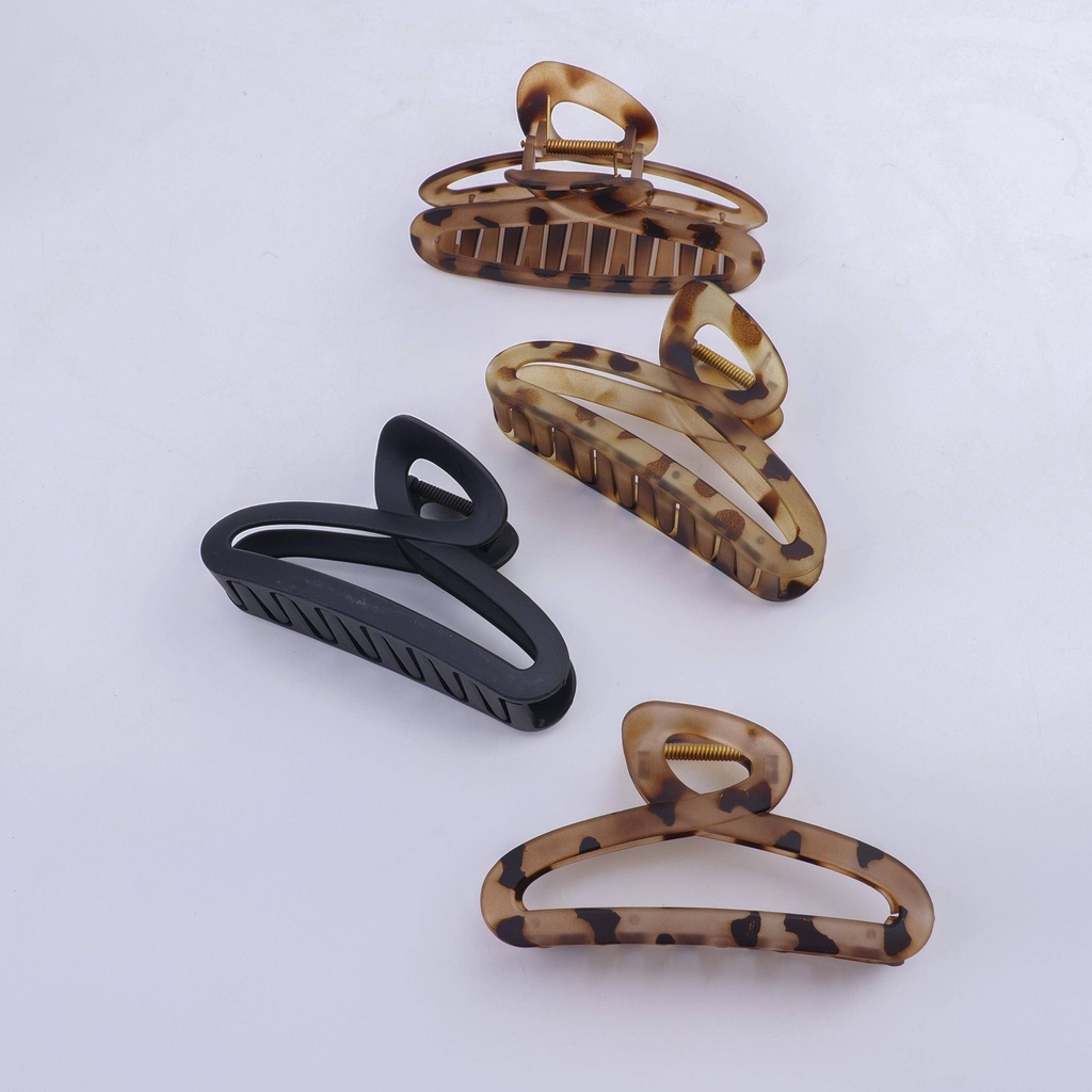 Leopard print series claw clip 13CM - 4