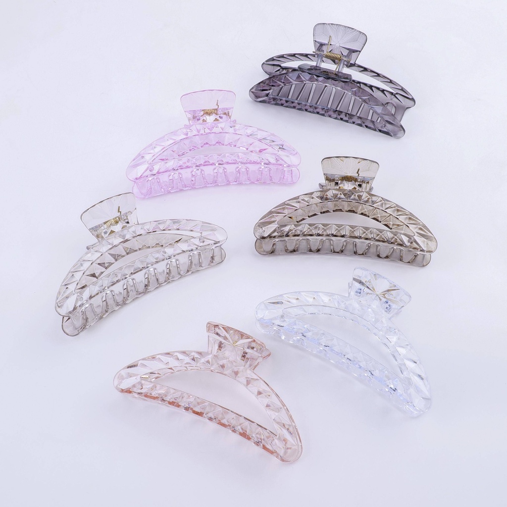 Crystal series claw clips 13 cm - 2