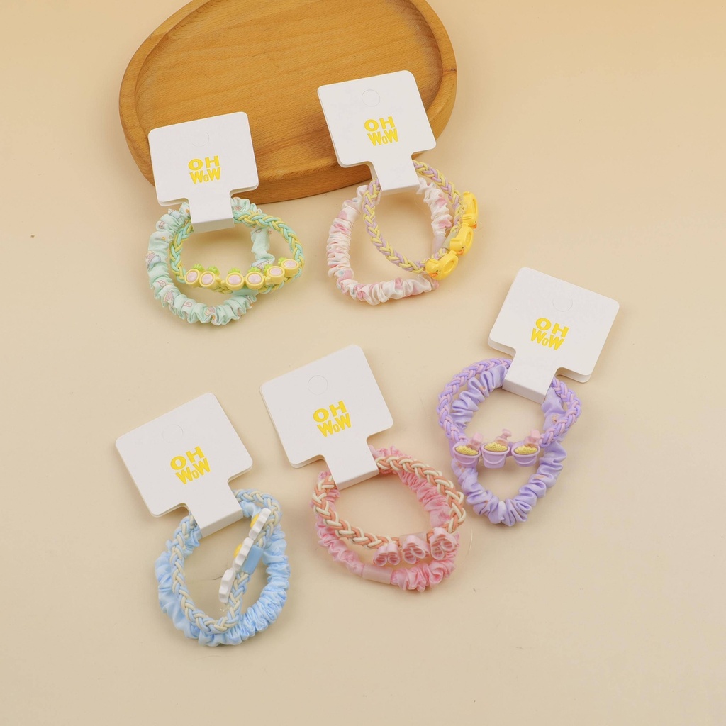 2 pcs of colorful plastic ties - 1