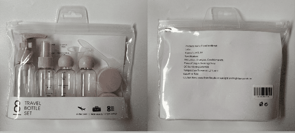 8Pcs Travel Set