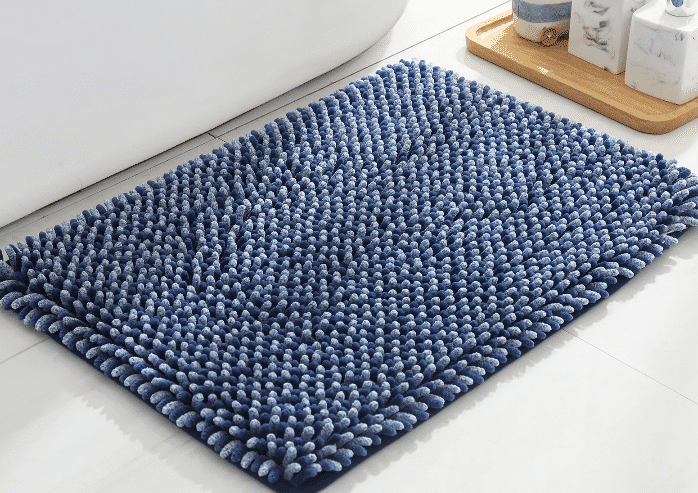 146 Chenille Blue Carpet-Blue