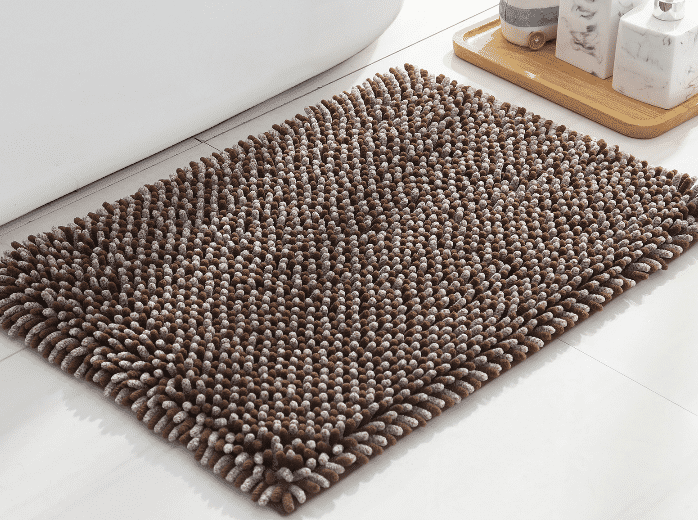 146 Chenille Blue Carpet-Brown