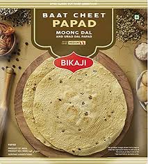 Bikaji Papad Bikaneri Classic Crunchy Papad Snack 300g Pack