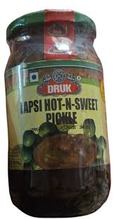 Druk Lapsi Hot and Sweet Pickle  - Nepali Tangy & Spicy Hog Plum Relish (450gm)