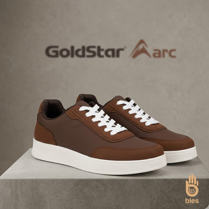 Goldstar ULSF-AX-1/B Brown Casual Sneakers | Lightweight Comfortable Everyday Walking Shoes