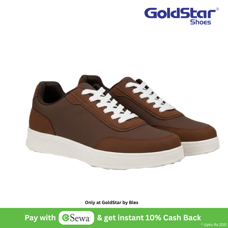 Goldstar ULSF-AX-1/B Brown Casual Sneakers , Lightweight Comfortable Everyday Walking Shoes