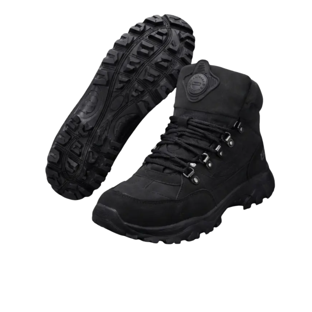 Goldstar G10-G2006 Men's Hiking Boots Black | High Ankle Trekking Shoes | Durable Outdoor Adventure Footwear