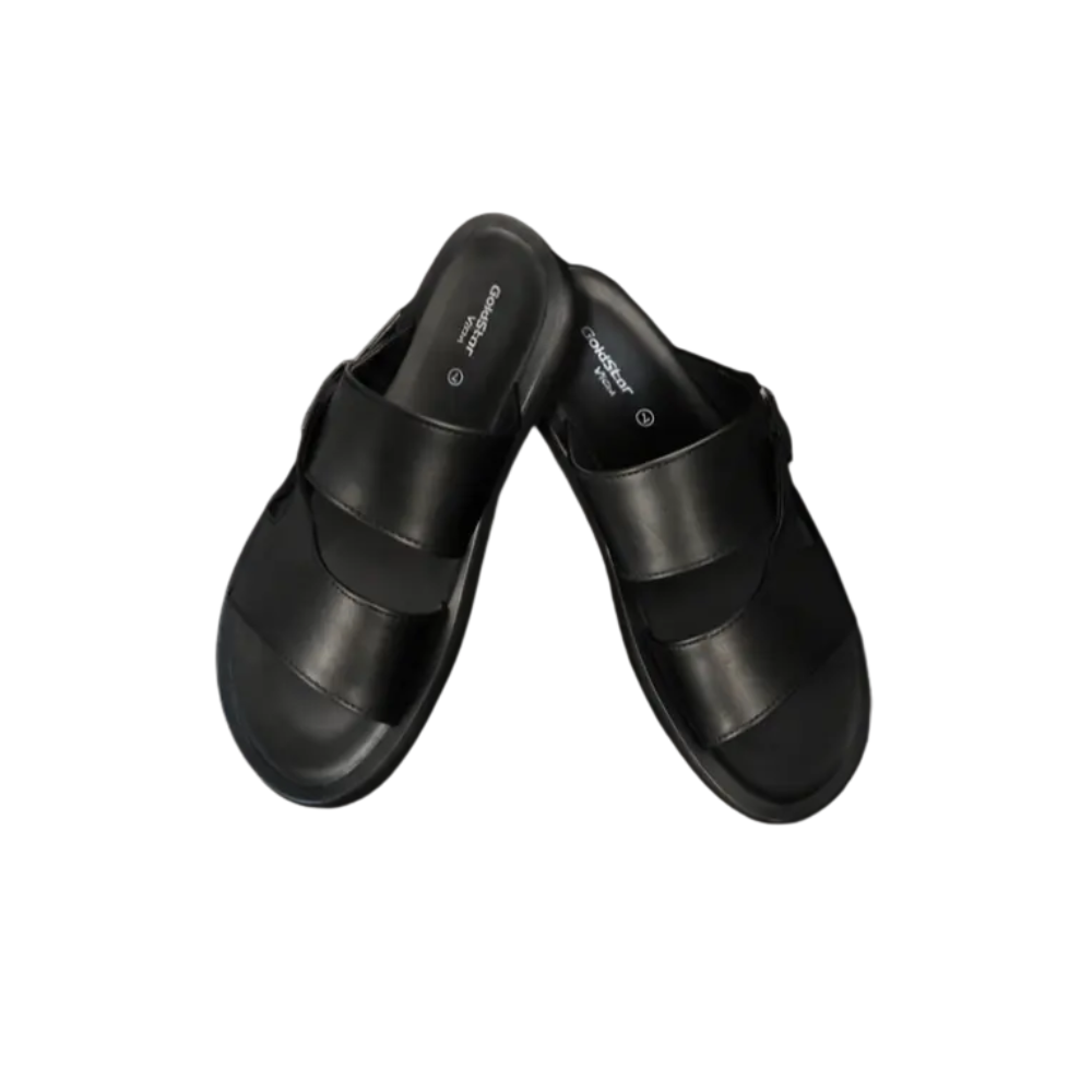 Goldstar ARI-5027 Black Slippers Lightweight Comfort Casual Footwear