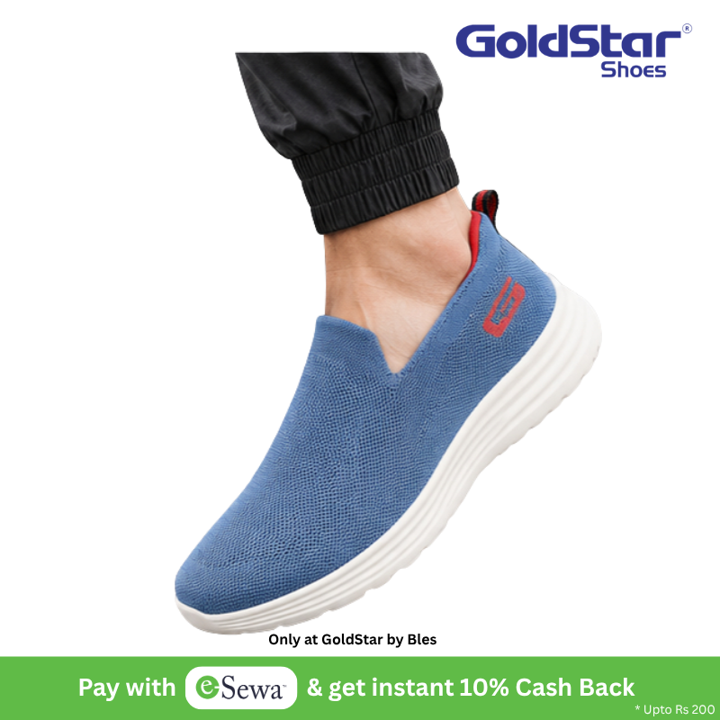 Goldstar G10-SUNLITE-10 (Yaleblue/Red) Casual Shoes for Men | Lightweight Sports & Walking Footwear