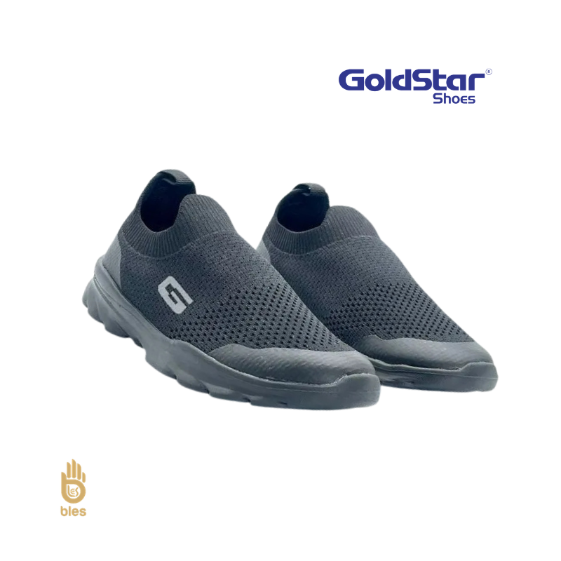 Goldstar Women’s White Casual Shoes G10 L606 (Black) | Trendy Everyday Black Sneakers