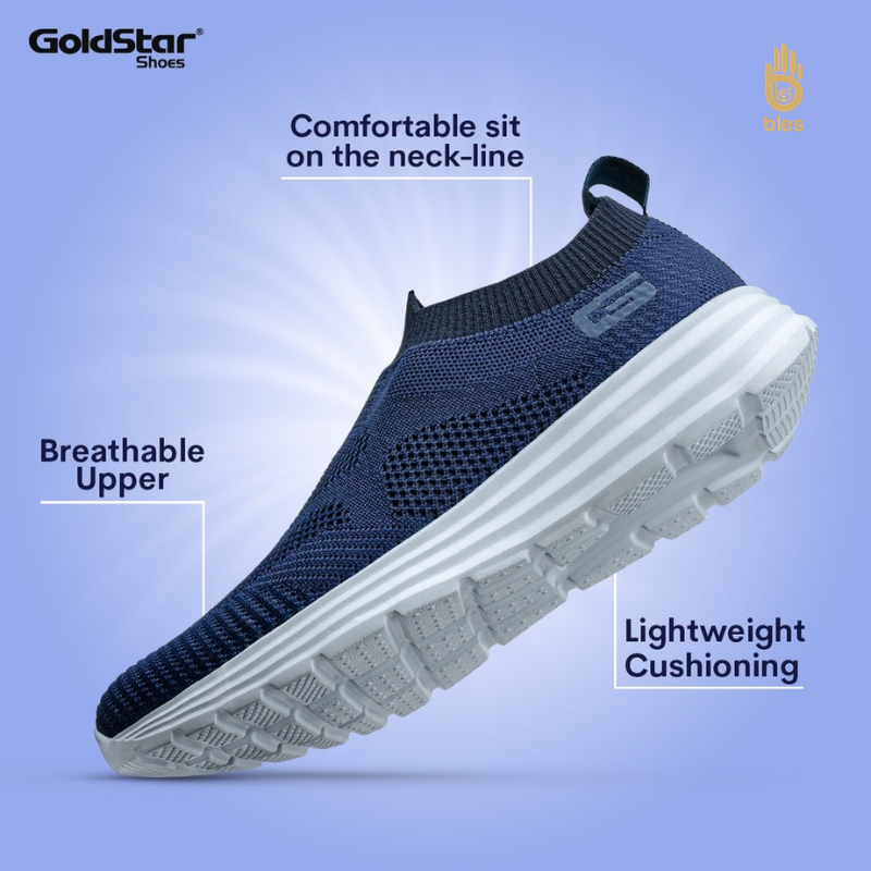 Goldstar Shoes G10 Sunlite-04 for Men (Navy)