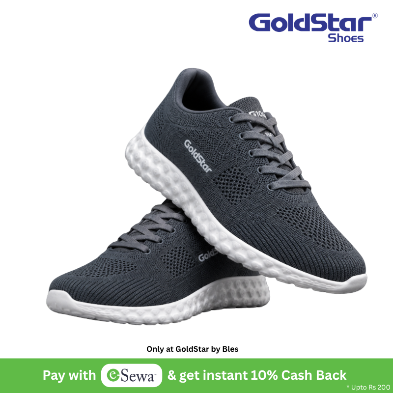 Sneakers G10 Goldstar superlite-02 Men Comfort Dark Grey Dark Grey Graceful Look Party Wear Smooth Texture Sophisticated Style