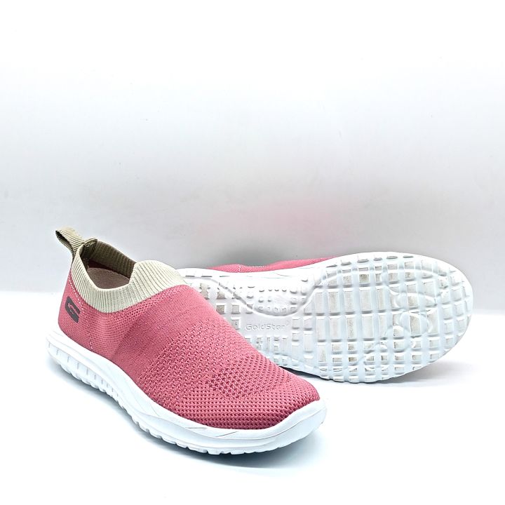 Goldstar G10-GREENLITE-02 Women’s Pink Slip-On Shoes – Lightweight Comfortable Casual Sneakers