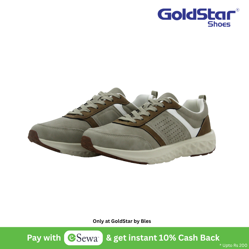 Goldstar G10 TECK 05 Casual Shoes For Men Knitted Fabric Upper Honeycomb EVA Insole Lace Up Sneakers