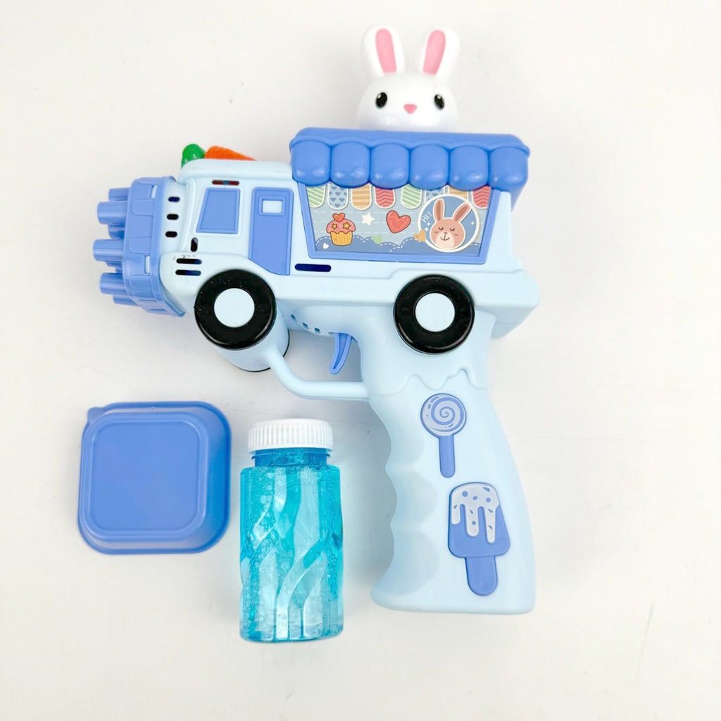 6806-12 Hole Rabbit Car Bubble Gun Toy