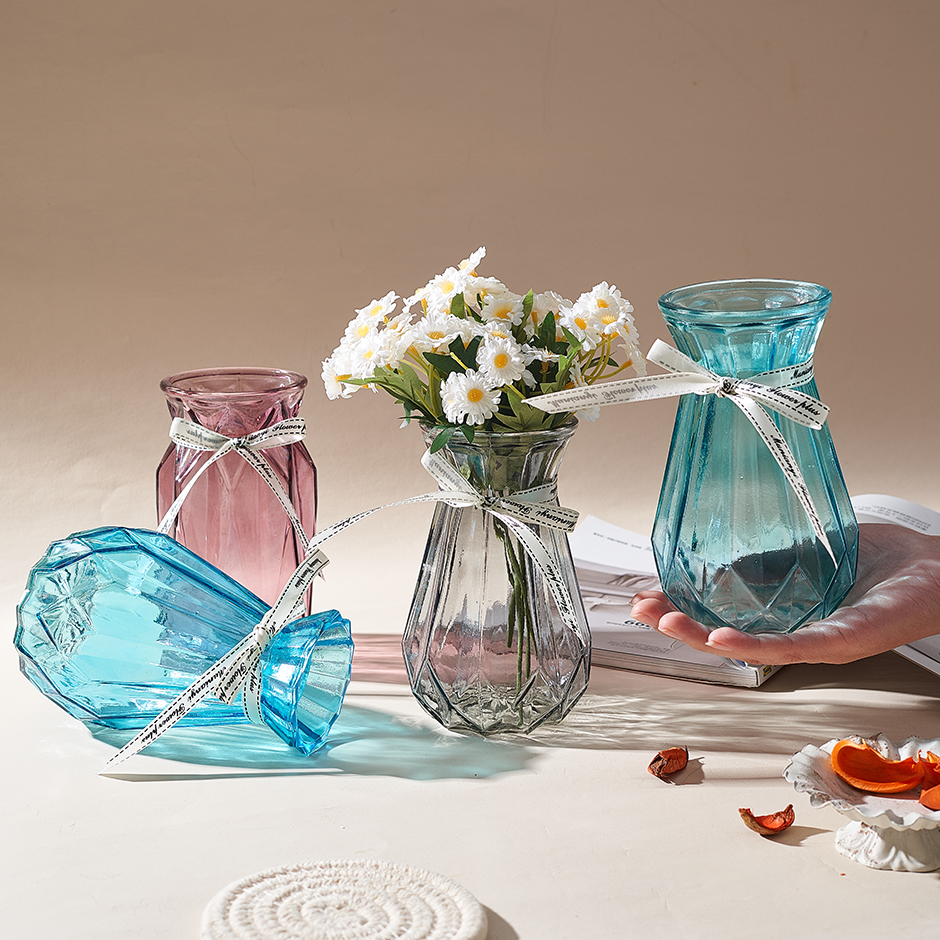 Diamond glazed vase 15CM