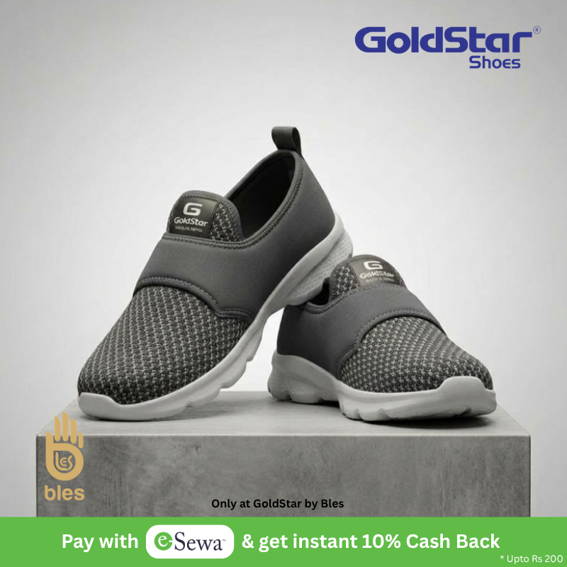 Goldstar G10-L604 Men's Slip-On Shoes – Dark Grey