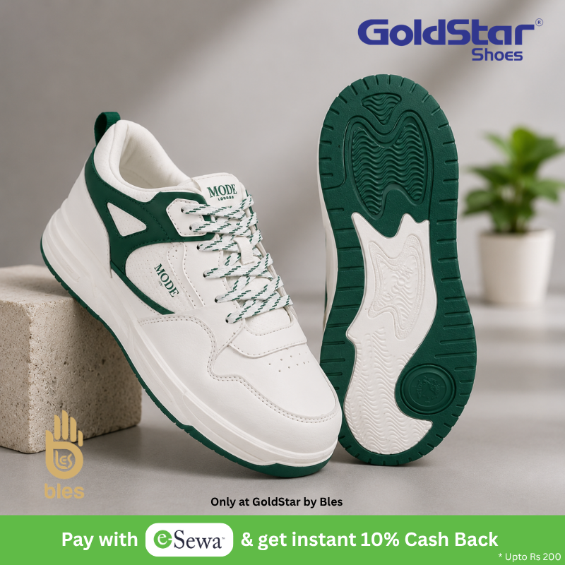 Goldstar Shoes MODE Carlo-01 Green White Casual Sneakers for Men & Women