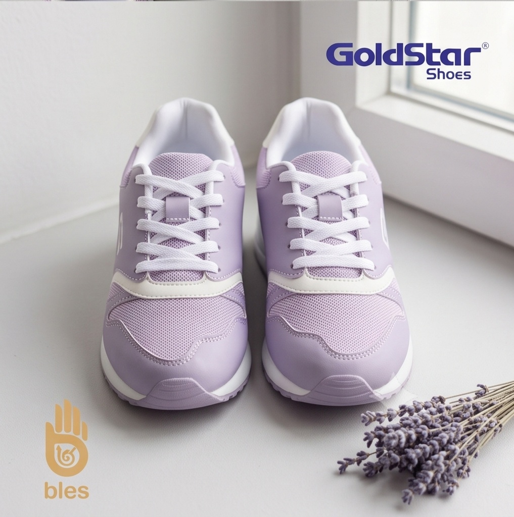 Goldstar Daisy 02 Purple Sneakers For Women – Casual Lightweight Running Shoes