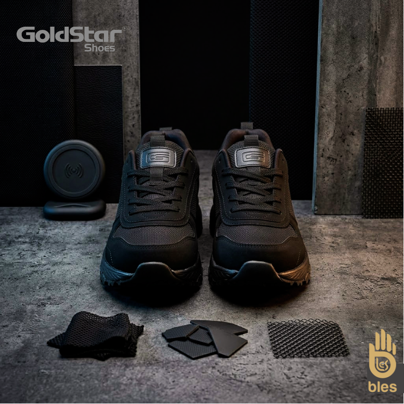 Goldstar G10-L2111 Black Running Shoes – Lightweight Sports & Casual Sneakers