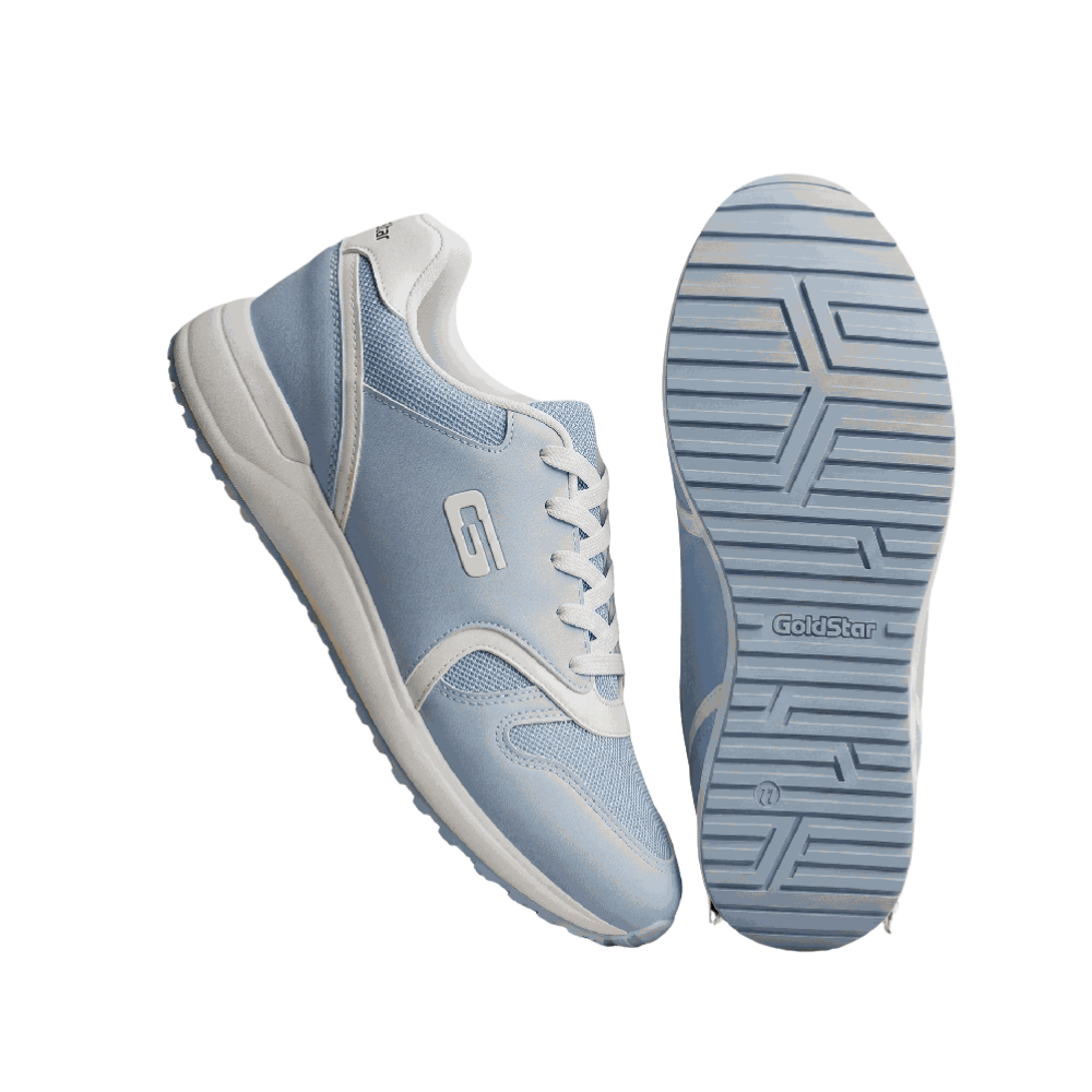 GoldStar DAISY-02 Women's Light Blue & White Casual Running Shoes [Daisy-02-SBW-4]